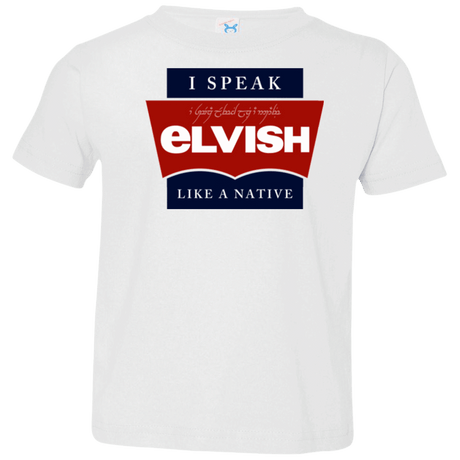 T-Shirts White / 2T I speak elvish Toddler Premium T-Shirt