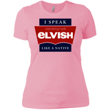 T-Shirts Light Pink / X-Small I speak elvish Women's Premium T-Shirt