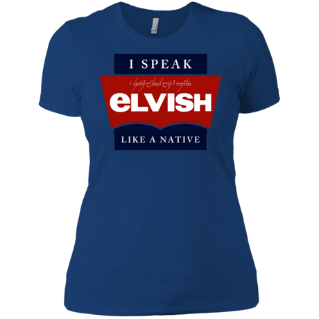 T-Shirts Royal / X-Small I speak elvish Women's Premium T-Shirt