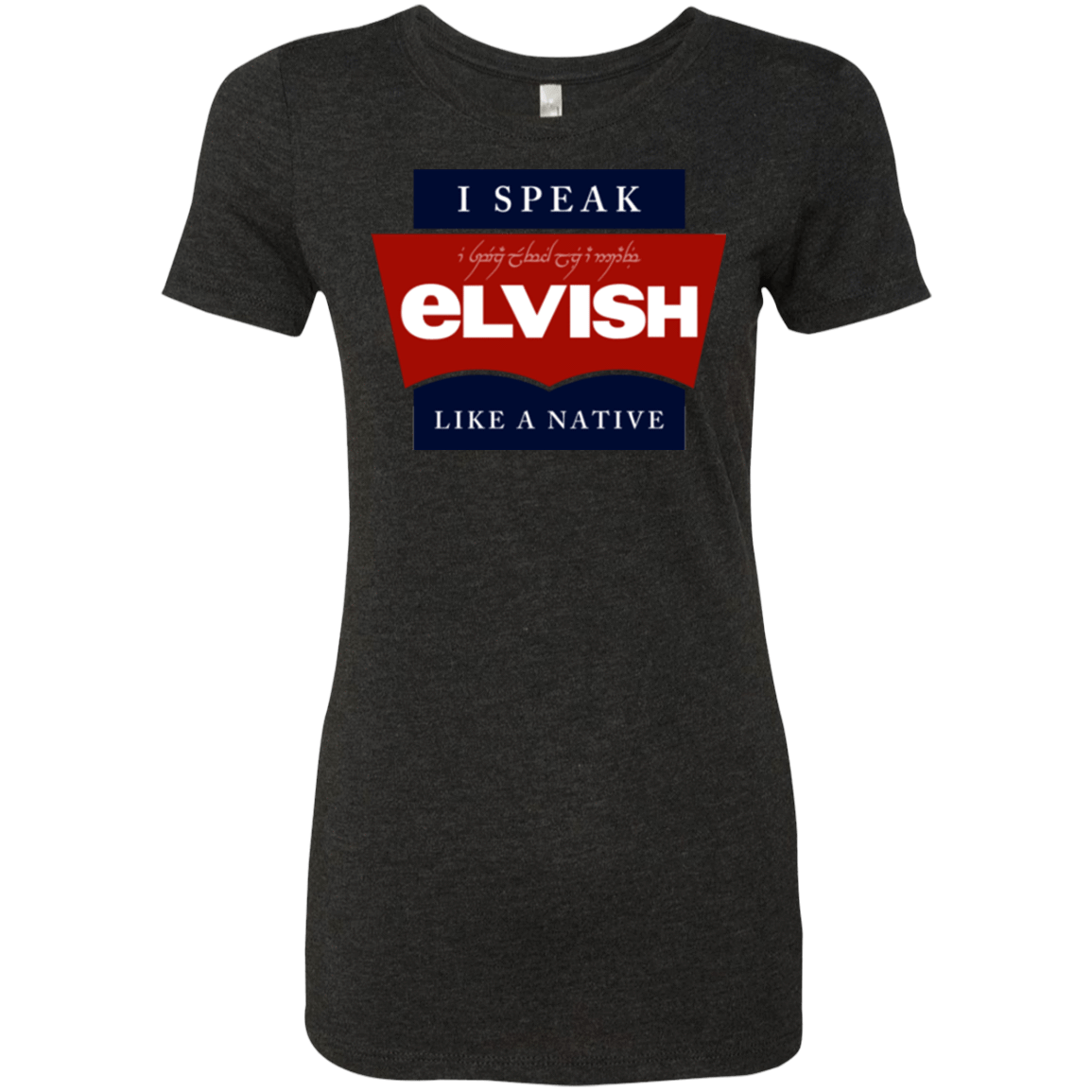 T-Shirts Vintage Black / Small I speak elvish Women's Triblend T-Shirt