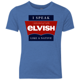 T-Shirts Vintage Royal / YXS I speak elvish Youth Triblend T-Shirt