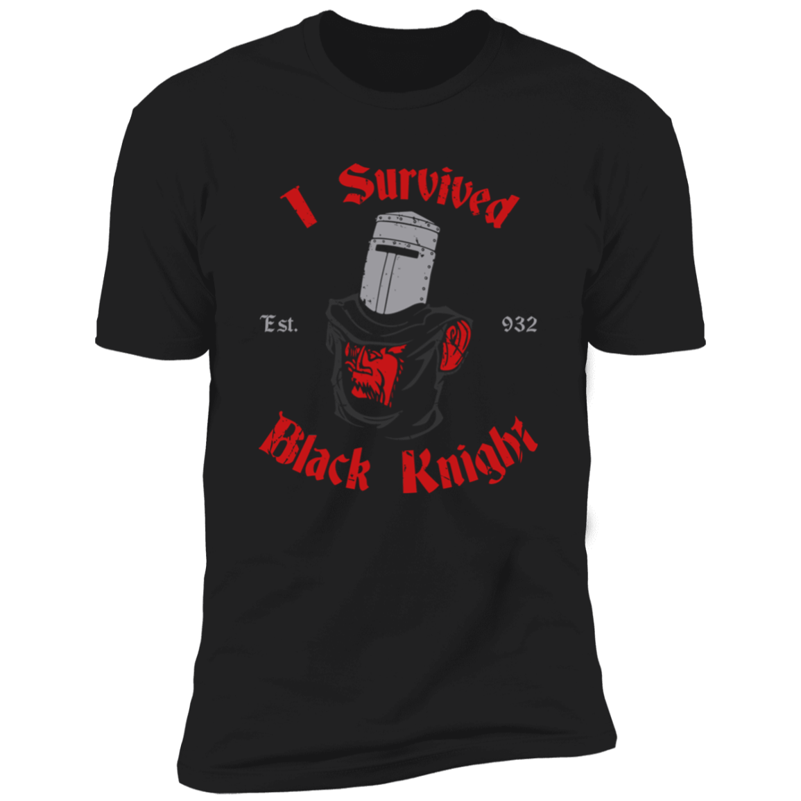 T-Shirts Black / X-Small I Survived Black Knight Men's Premium T-Shirt