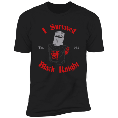 T-Shirts Black / X-Small I Survived Black Knight Men's Premium T-Shirt