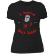 T-Shirts Black / X-Small I Survived Black Knight Women's Premium T-Shirt