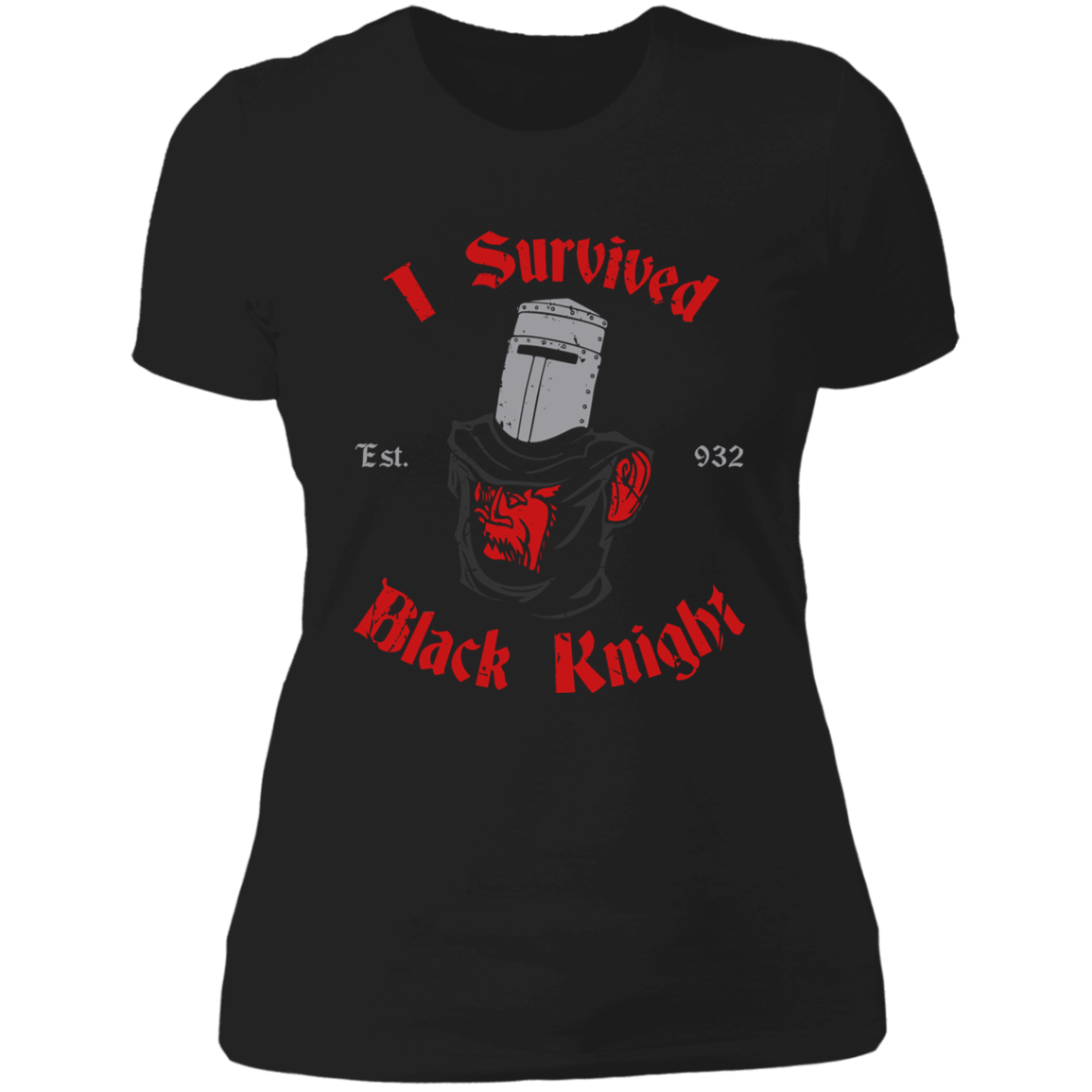 T-Shirts Black / X-Small I Survived Black Knight Women's Premium T-Shirt