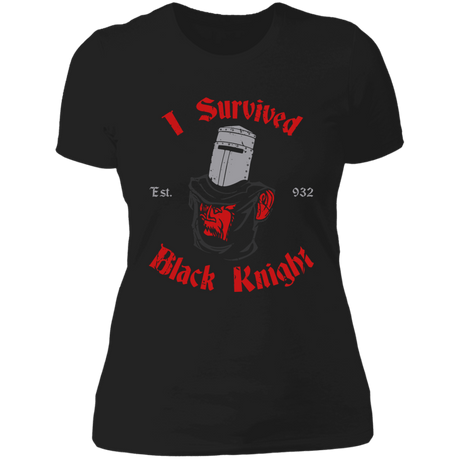 T-Shirts Black / X-Small I Survived Black Knight Women's Premium T-Shirt