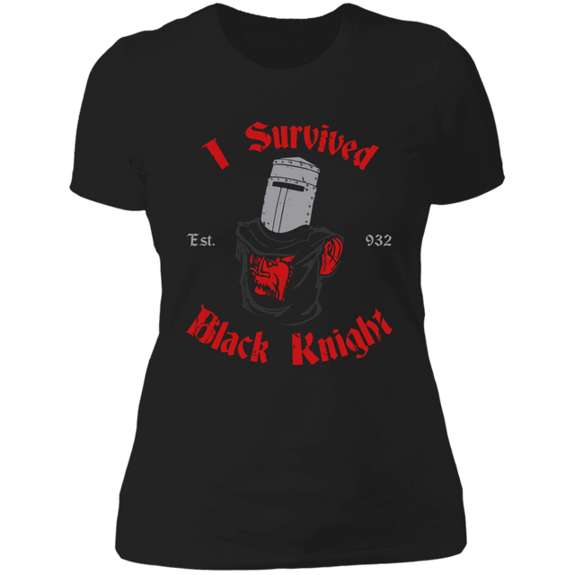 T-Shirts Black / X-Small I Survived Black Knight Women's Premium T-Shirt