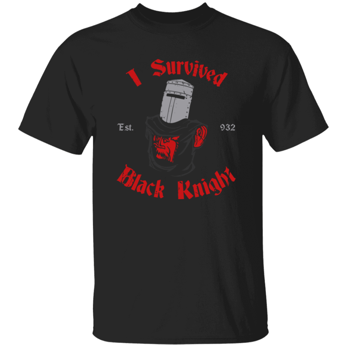 T-Shirts Black / YXS I Survived Black Knight Youth T-Shirt