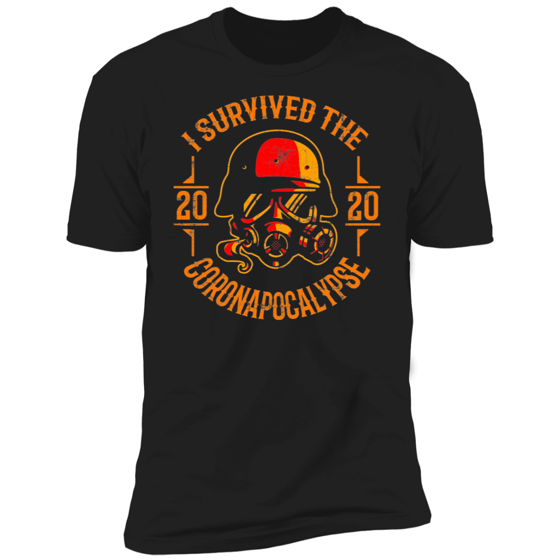 T-Shirts Black / X-Small I Survived Coronapocalypse Men's Premium T-Shirt