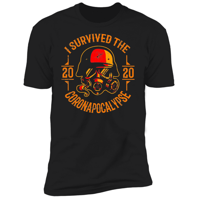T-Shirts Black / X-Small I Survived Coronapocalypse Men's Premium T-Shirt