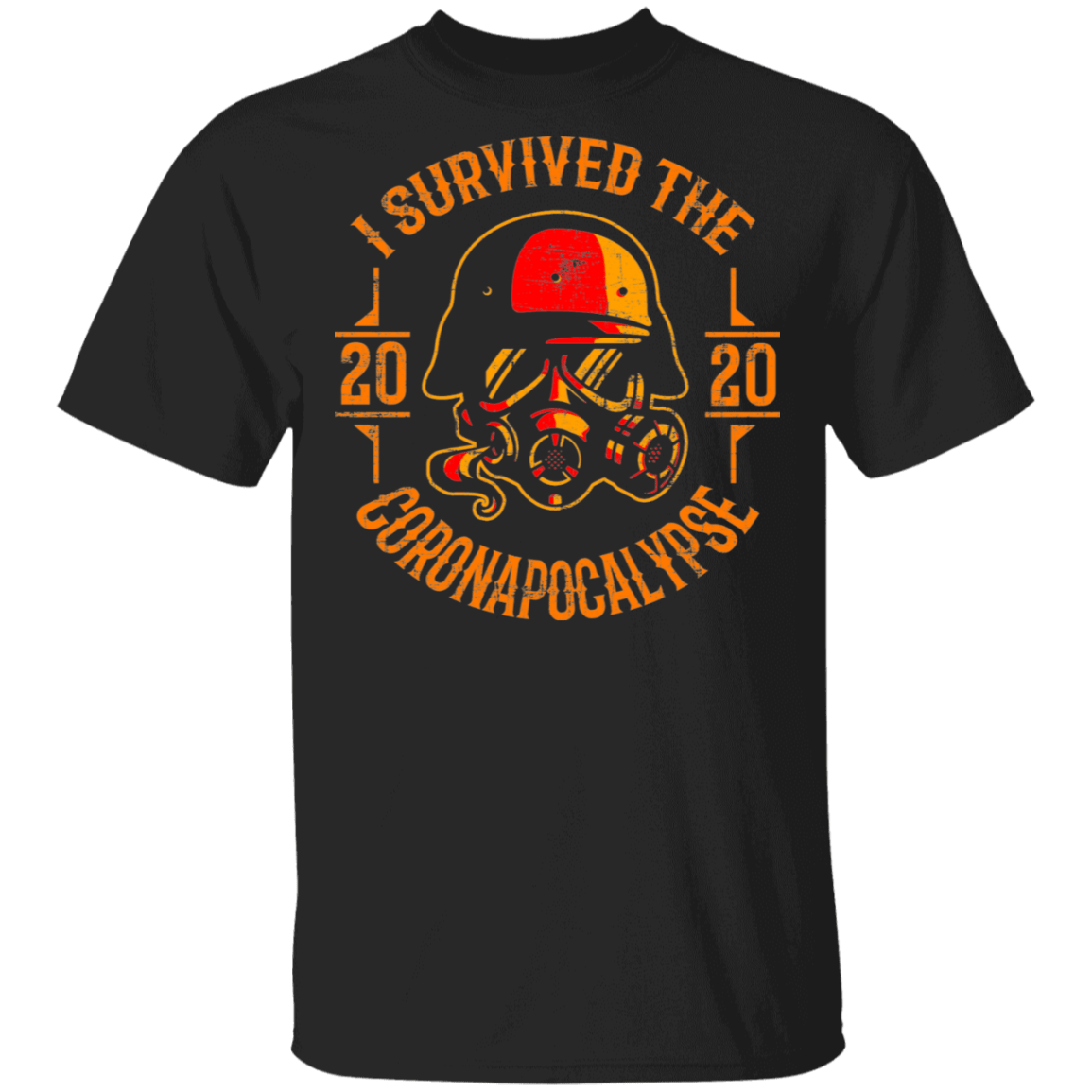 T-Shirts Black / S I Survived Coronapocalypse T-Shirt
