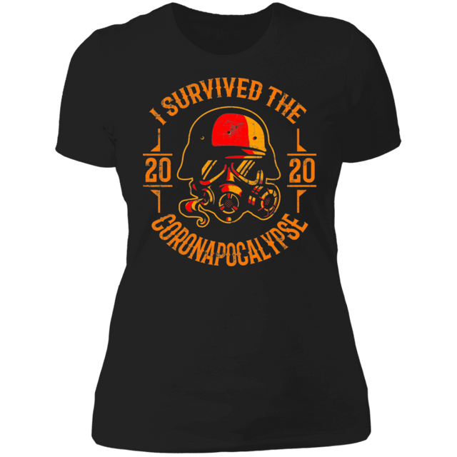 T-Shirts Black / X-Small I Survived Coronapocalypse Women's Premium T-Shirt