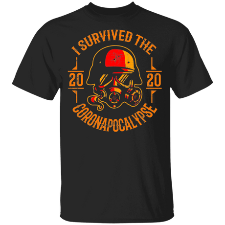 T-Shirts Black / YXS I Survived Coronapocalypse Youth T-Shirt