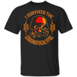 T-Shirts Black / YXS I Survived Coronapocalypse Youth T-Shirt