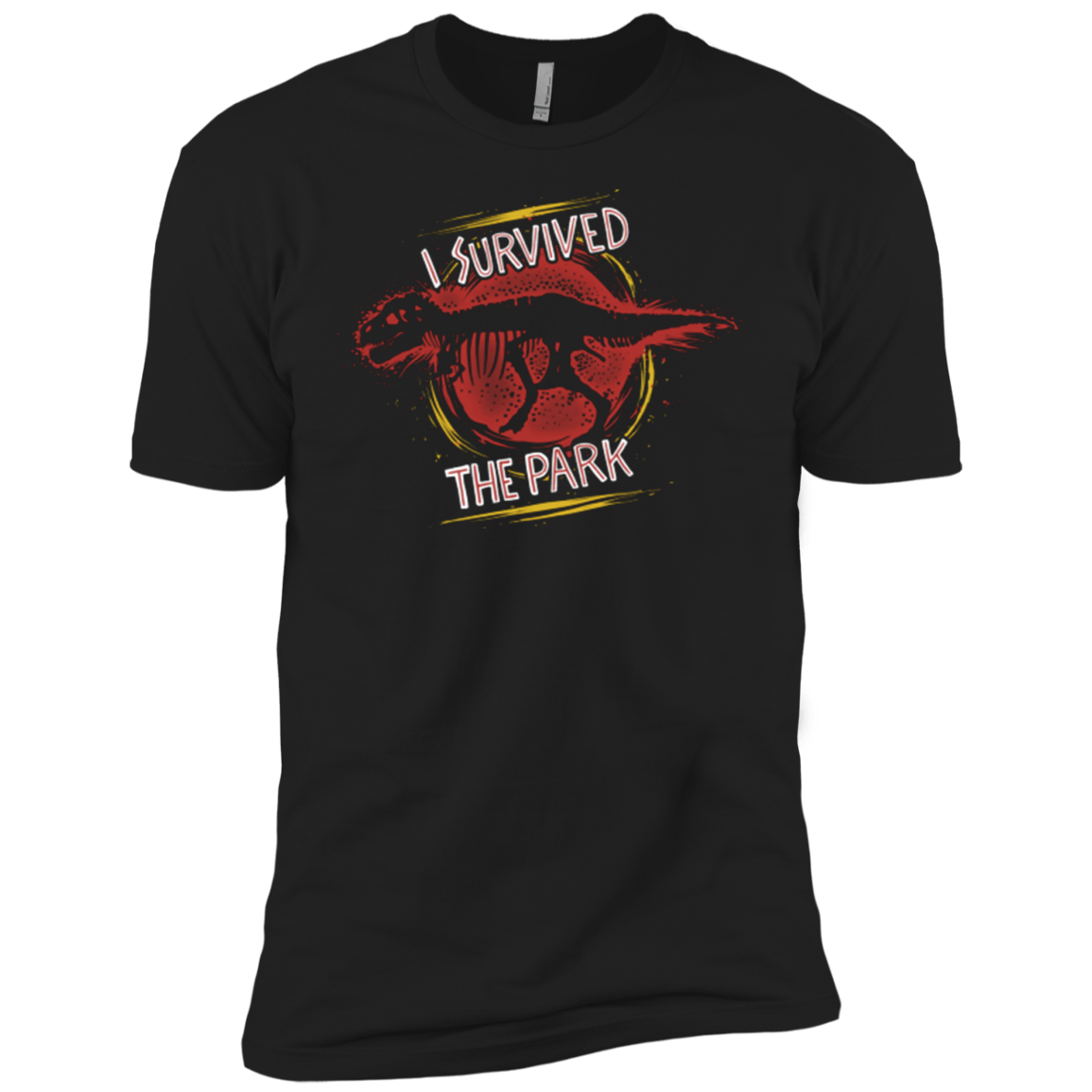 T-Shirts Black / YXS I SURVIVED THE PARK Boys Premium T-Shirt