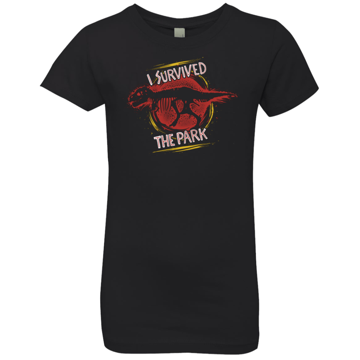 T-Shirts Black / YXS I SURVIVED THE PARK Girls Premium T-Shirt