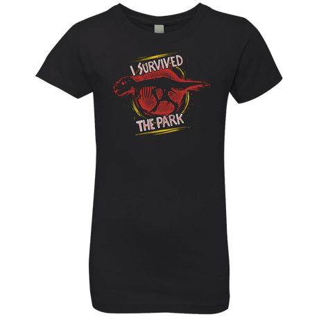T-Shirts Black / YXS I SURVIVED THE PARK Girls Premium T-Shirt