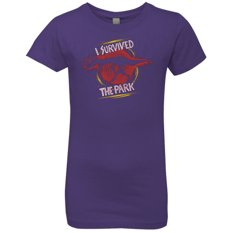 T-Shirts Purple Rush / YXS I SURVIVED THE PARK Girls Premium T-Shirt