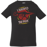 T-Shirts Black / 6 Months I SURVIVED THE PARK Infant Premium T-Shirt