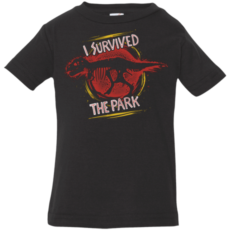 T-Shirts Black / 6 Months I SURVIVED THE PARK Infant Premium T-Shirt