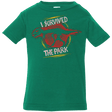 T-Shirts Kelly / 6 Months I SURVIVED THE PARK Infant Premium T-Shirt