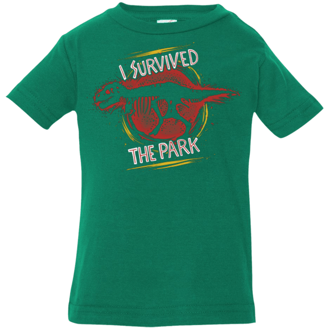T-Shirts Kelly / 6 Months I SURVIVED THE PARK Infant Premium T-Shirt