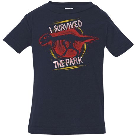T-Shirts Navy / 6 Months I SURVIVED THE PARK Infant Premium T-Shirt