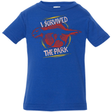 T-Shirts Royal / 6 Months I SURVIVED THE PARK Infant Premium T-Shirt