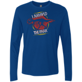 T-Shirts Royal / Small I SURVIVED THE PARK Men's Premium Long Sleeve