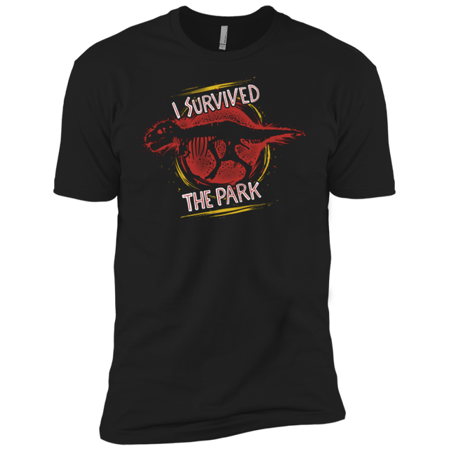 T-Shirts Black / X-Small I SURVIVED THE PARK Men's Premium T-Shirt