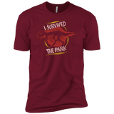T-Shirts Cardinal / X-Small I SURVIVED THE PARK Men's Premium T-Shirt