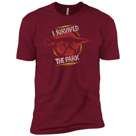 T-Shirts Cardinal / X-Small I SURVIVED THE PARK Men's Premium T-Shirt