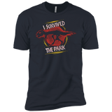 T-Shirts Indigo / X-Small I SURVIVED THE PARK Men's Premium T-Shirt