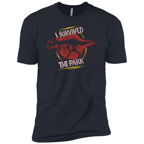 T-Shirts Indigo / X-Small I SURVIVED THE PARK Men's Premium T-Shirt