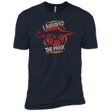T-Shirts Midnight Navy / X-Small I SURVIVED THE PARK Men's Premium T-Shirt