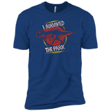 T-Shirts Royal / X-Small I SURVIVED THE PARK Men's Premium T-Shirt