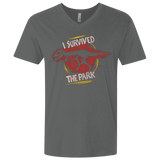 T-Shirts Heavy Metal / X-Small I SURVIVED THE PARK Men's Premium V-Neck