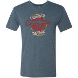 T-Shirts Indigo / Small I SURVIVED THE PARK Men's Triblend T-Shirt