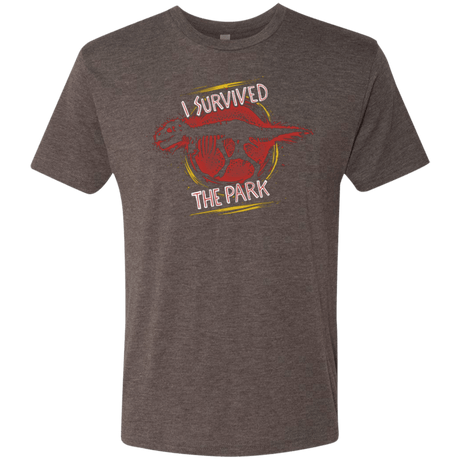 T-Shirts Macchiato / Small I SURVIVED THE PARK Men's Triblend T-Shirt