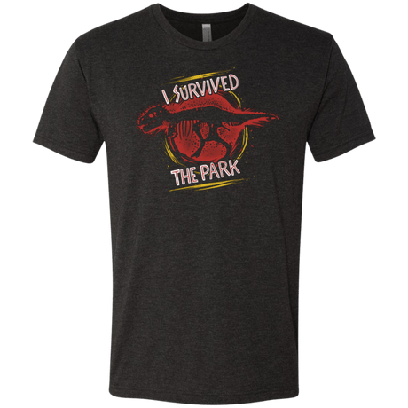 T-Shirts Vintage Black / Small I SURVIVED THE PARK Men's Triblend T-Shirt