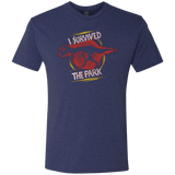 T-Shirts Vintage Navy / Small I SURVIVED THE PARK Men's Triblend T-Shirt