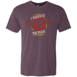 T-Shirts Vintage Purple / Small I SURVIVED THE PARK Men's Triblend T-Shirt