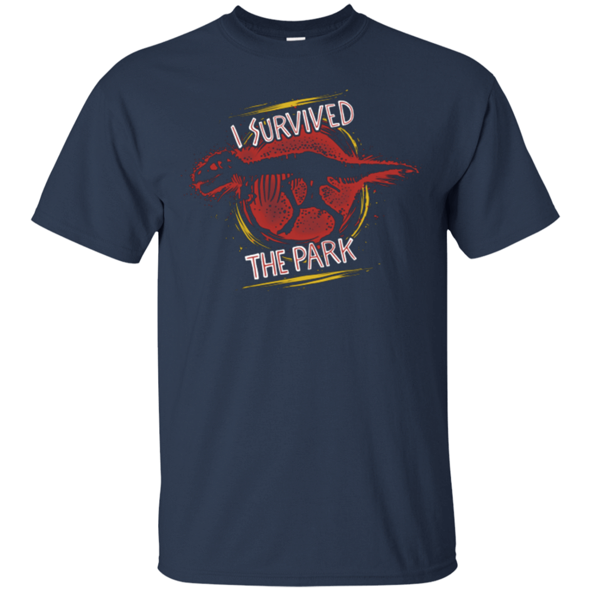 T-Shirts Navy / Small I SURVIVED THE PARK T-Shirt
