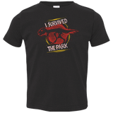 T-Shirts Black / 2T I SURVIVED THE PARK Toddler Premium T-Shirt