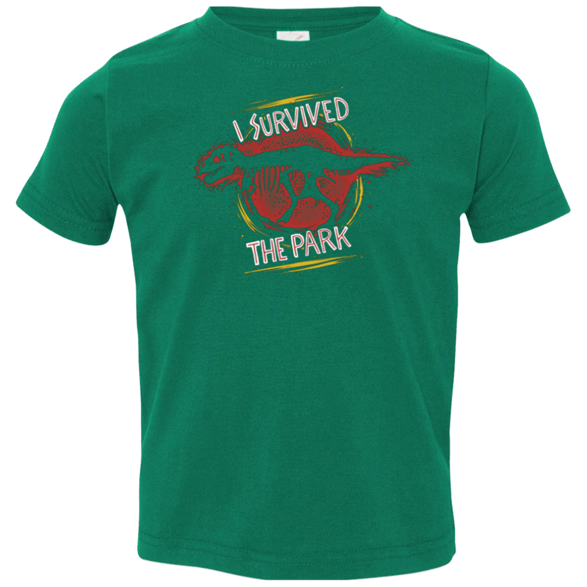 T-Shirts Kelly / 2T I SURVIVED THE PARK Toddler Premium T-Shirt