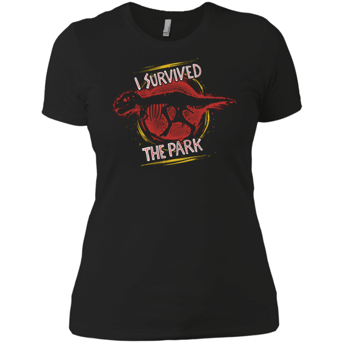 T-Shirts Black / X-Small I SURVIVED THE PARK Women's Premium T-Shirt