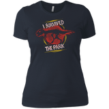 T-Shirts Indigo / X-Small I SURVIVED THE PARK Women's Premium T-Shirt