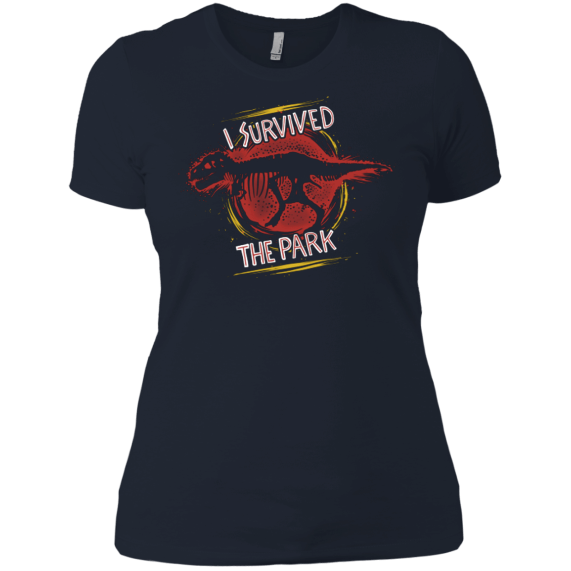T-Shirts Midnight Navy / X-Small I SURVIVED THE PARK Women's Premium T-Shirt