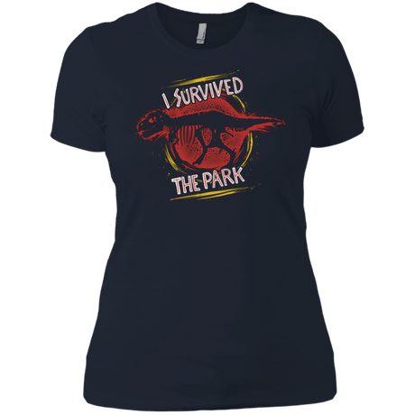 T-Shirts Midnight Navy / X-Small I SURVIVED THE PARK Women's Premium T-Shirt