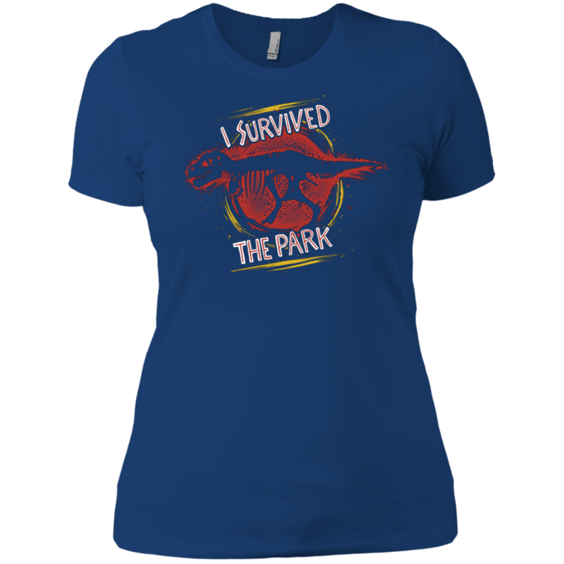 T-Shirts Royal / X-Small I SURVIVED THE PARK Women's Premium T-Shirt